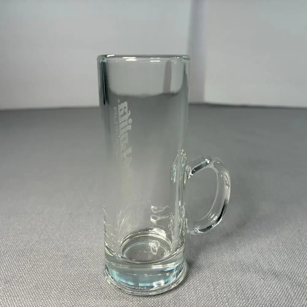 Vintage Caffe Lolita Coffee Liqueur Shot Glass France Clear Cordial Espresso Cup